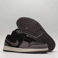 Low Top Sneakers, Black Gray Colorway, Lace Up Design, Casual Gift for Sneaker Fans
