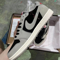 Low Top Sneakers, Gray Colorway, Reverse Hook Design, Lace Up Design, Casual Gift for Sneaker Fans