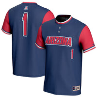 Arizona Wildcats Lightweight Softball Fashion Jersey - Navy