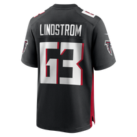 Atlanta Falcons Chris Lindstrom Black Game Jersey