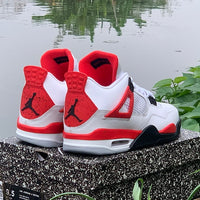 Sneakers, Red Colorway, Lace Up Design, Casual Gift for Sneaker Fans
