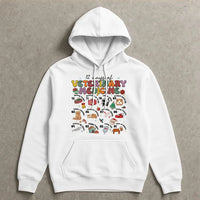 Humorous Vet Tech Christmas Sweatshirt, 12 Days of Veterinary Medicine Hoodie, Animal Doctor Hooded Pullover, Holiday Present for Veterinarians