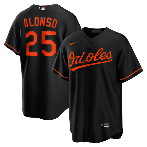 Baltimore Orioles Pete Alonso Black Alternate Replica Jersey