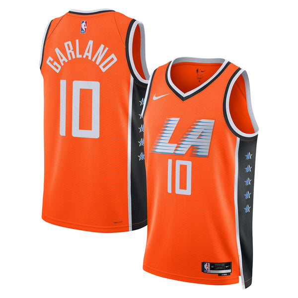 LA Clippers 2025/26 City Edition Swingman Jersey - Orange - Darius Garland