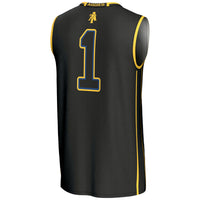 #1 North Carolina A&T Aggies Lightweight Basketball Jersey - Black