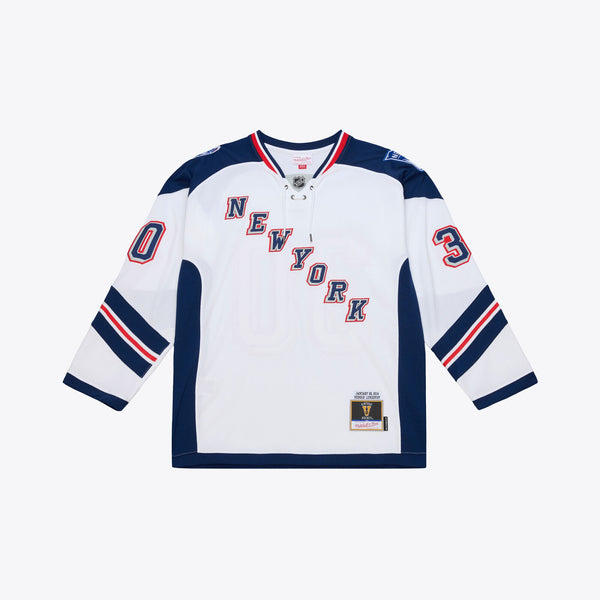 New York Rangers Henrik Lundqvist White 2014 NHL Stadium Series Power Play Jersey