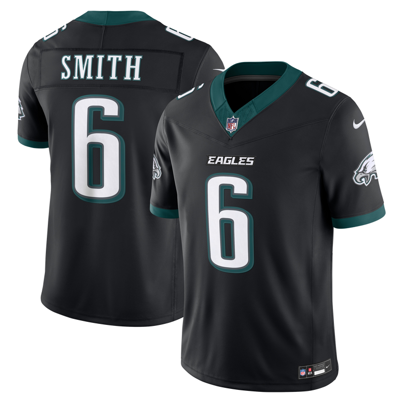 Philadelphia Eagles DeVonta Smith Black Alternate Stitched Limited Jersey