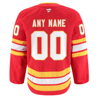 Calgary Flames Red Home Authentic Pro Custom Jersey