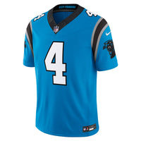 Carolina Panthers Tetairoa McMillan Blue Alternate Stitched Limited Jersey