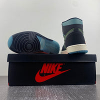 High Top Sneakers, Black Green Colorway, Lace Up Design, Casual Gift for Sneaker Fans