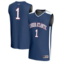 #1 Florida Atlantic Owls Lightweight Basketball Jersey - Navy