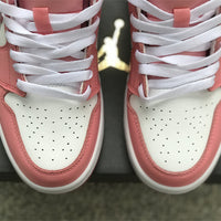 Mid Top Sneakers, White Pink Colorway, Valentine Design, Lace Up Design, Casual Gift for Sneaker Fans