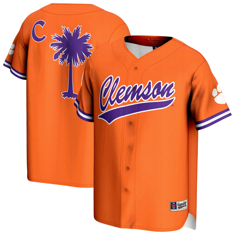 Clemson Tigers Lightweight Baseball Jersey - Orange
