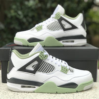 Sneakers, White Green Colorway, Lace Up Design, Casual Gift for Sneaker Fans