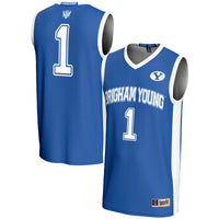 #1 BYU Cougars Lightweight Basketball Jersey - Royal