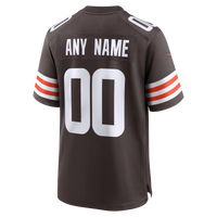 Cleveland Browns Brown Custom Game Jersey