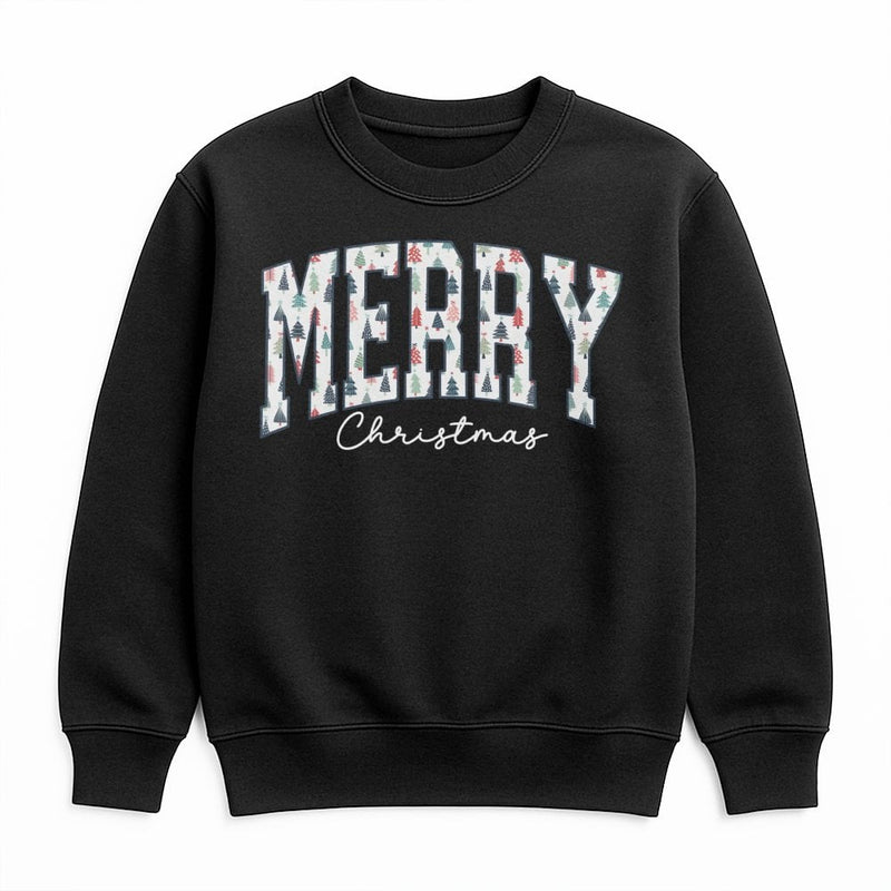 Adorable Christmas Tree Crewneck, Pine Tree Merry Christmas Sweatshirt, Holiday Pine Tree Sweater, Festive Graphic Sweatshirt, Winter Present
