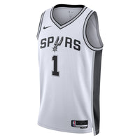 San Antonio Spurs Association Edition Swingman Jersey - White - Victor Wembanyama