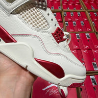 Low Top Sneakers, Off White Red Colorway, Valentine Design, Lace Up Design, Casual Gift for Sneaker Fans