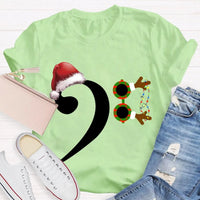 Festive Holiday Graphic T-Shirt, Christmas Santa Hat Shirt, Adorable Santa Hat Christmas Tee, Merry Xmas Party Unisex Holiday Shirt