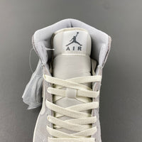 Mid Top Sneakers, White Gray Colorway, Lace Up Design, Casual Gift for Sneaker Fans