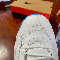 High Top Sneakers, White Blue Colorway, Lace Up Design, Casual Gift for Sneaker Fans