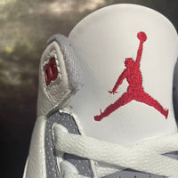 Sneakers, White Red Colorway, Lace Up Design, Casual Gift for Sneaker Fans