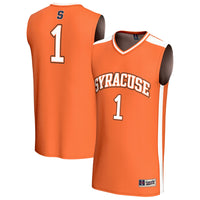 #1 Syracuse Orange Lightweight Collegiate Basketball Fashion Jersey - Orange