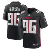 Atlanta Falcons Zach Harrison Black Team Game Jersey