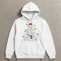 Adorable Tooth Dental Hygienist Hoodie, Dentist Christmas Tree Hoodie, Humorous Dental Assistant Holiday Hooded Sweatshirt, Xmas Pullover Hoodie