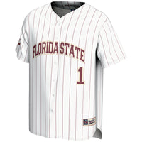 #1 Florida State Seminoles Lightweight Baseball Jersey - White