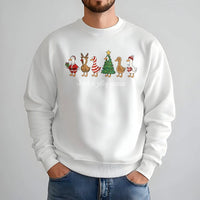 Christmas Goose Crewneck, Just a Jolly Goose Sweatshirt, Humorous Holiday Bird Sweater, Adorable Festive Goose Pullover, Xmas Animal Present