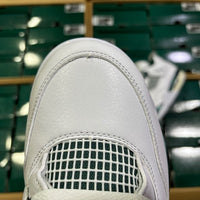 Low Top Sneakers, White Green Colorway, Lace Up Design, Casual Gift for Sneaker Fans