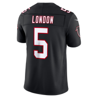 Atlanta Falcons Drake London Black Alternate Throwback Stitched Limited Jersey