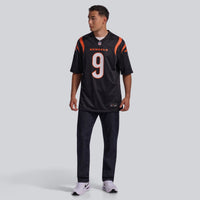 Cincinnati Bengals Joe Burrow Black Player Game Jersey