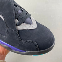 Mid Top Sneakers, Blue Black Purple Gray Colorway, Lace Up Design, Casual Gift for Sneaker Fans