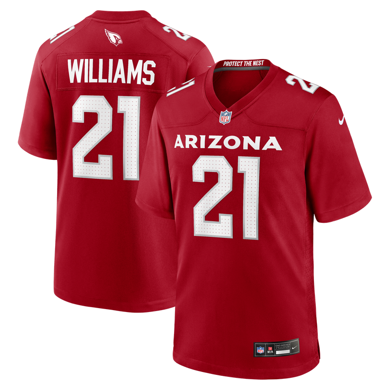 Arizona Cardinals Garrett Williams Cardinal Game Jersey