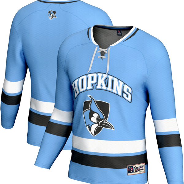 Johns Hopkins Blue Jays Spirit Hockey Jersey - Light Blue