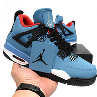 Sneakers, Black Blue Colorway, Lace Up Design, Casual Gift for Sneaker Fans