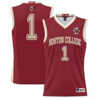 #1 Boston College Eagles Lightweight Basketball Jersey - Cardinal