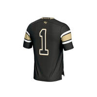 #1 Wake Forest Demon Deacons Lightweight Football Fashion Jersey - Black