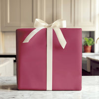 Deep Red Matte Gift Wrap Roll, Solid Burgundy Wrapping Paper, Elegant Wedding Wrapping Paper, Luxury Christmas Holiday Wrapping Paper