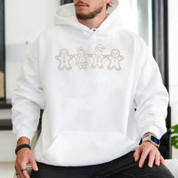 Adorable Christmas Baking Hoodie, Gingerbread Cookies Hoodie, Holiday Baker Cookie Hoodie, Festive Winter Sweatshirt, Xmas Present for Cook