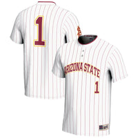 #1 Arizona State Sun Devils Lightweight Softball Jersey - White