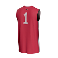 #1 Saint Joseph's Hawks Lightweight Collegiate Basketball Fashion Jersey - Crimson