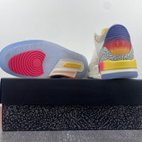Low Top Sneakers, Blue White Yellow Colorway, Gradient Colorway, Lace Up Design, Casual Gift for Sneaker Fans