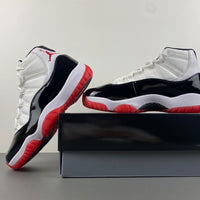Low Top Sneakers, White Black Red Colorway, Leather Footwear, Lace Up Design, Casual Gift for Sneaker Fans