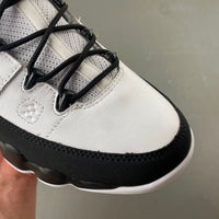 Retro Low Top Sneakers, White Black Colorway, Lace Up Design, Casual Gift for Sneaker Fans
