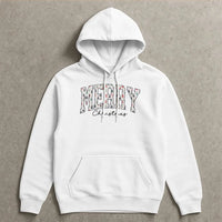 Retro Varsity Tree Sweatshirt, Merry Christmas Graphic Hoodie, Comfy Holiday Season Pullover, Winter Xmas Graphic Hoodie for Women Men