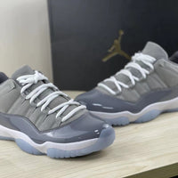 Low Top Sneakers, Gray Colorway, Lace Up Design, Casual Gift for Sneaker Fans